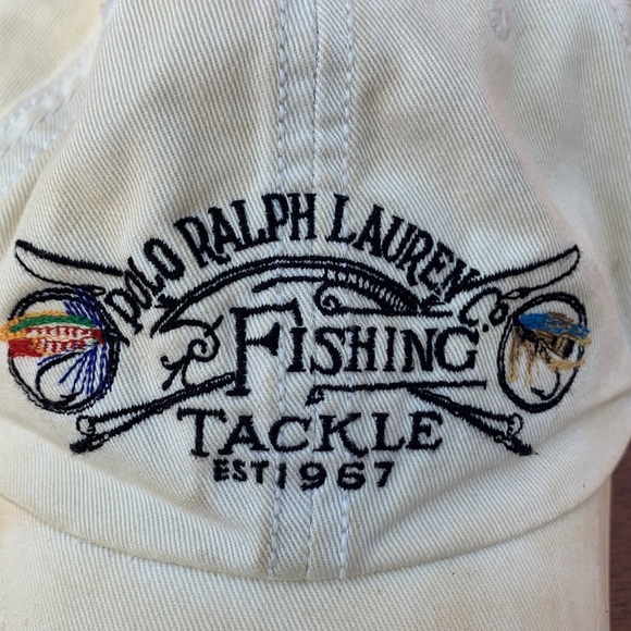 Rare Polo Ralph Lauren Fishing & Tackle hat - Picture 2 of 8
